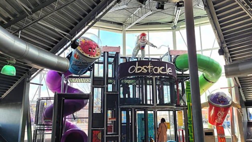 Space themed play area McDonald's
