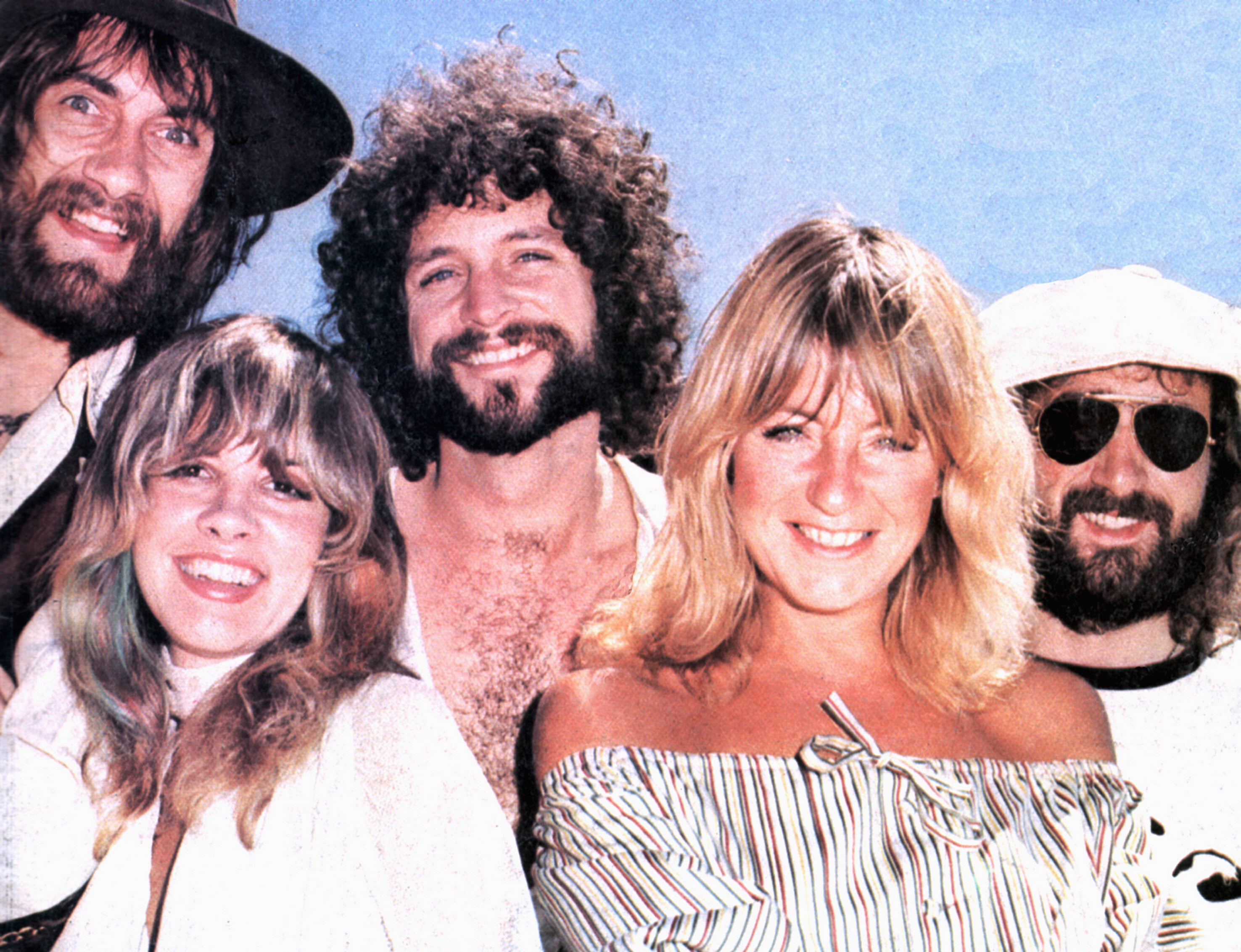 Classic Mac from left, Mick, Stevie Nicks, Lindsey Buckingham, Christine McVie and John McVie in 1975
