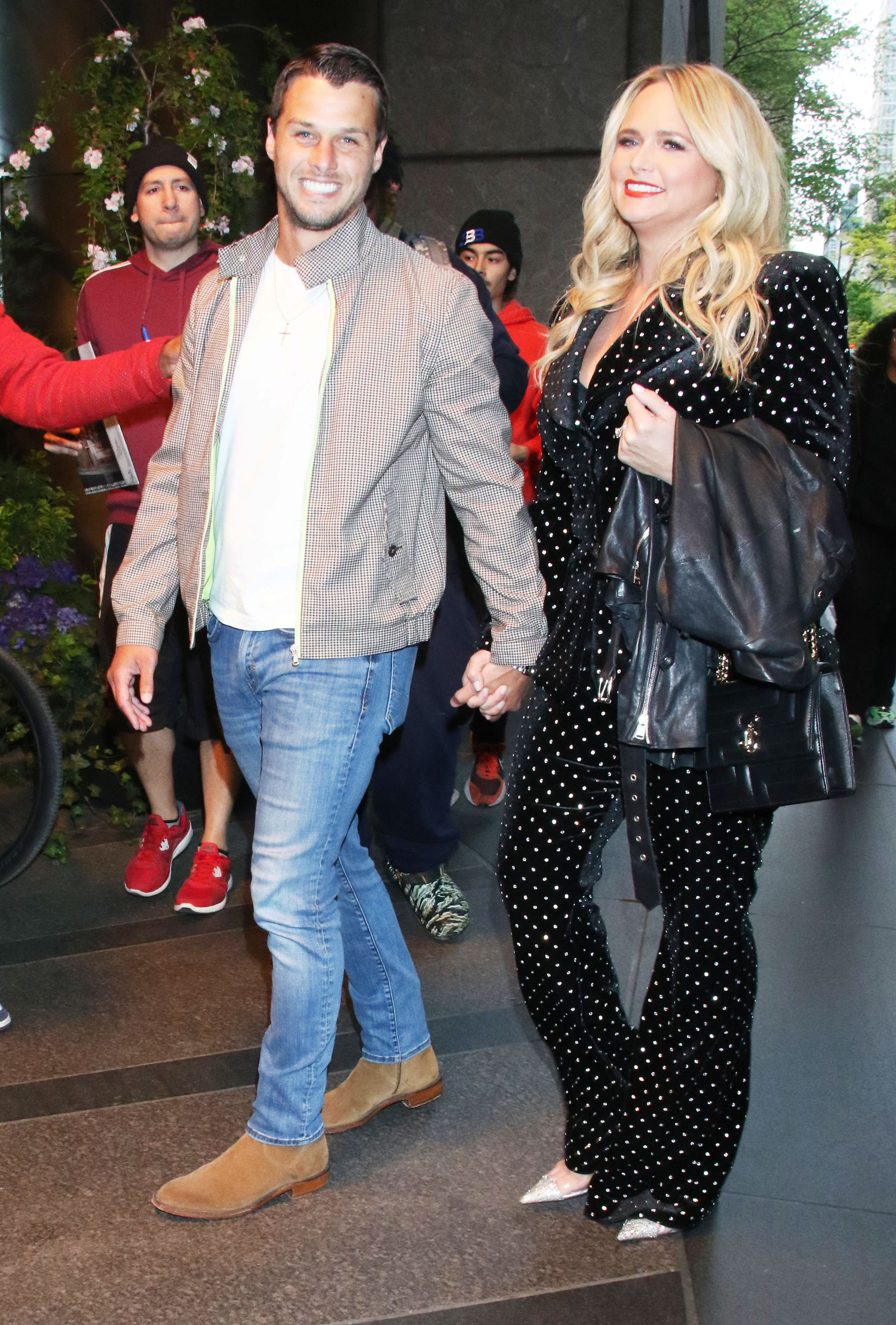 Brendan McLoughlin and Miranda Lambert photographed on April 24, 2023, in New York City