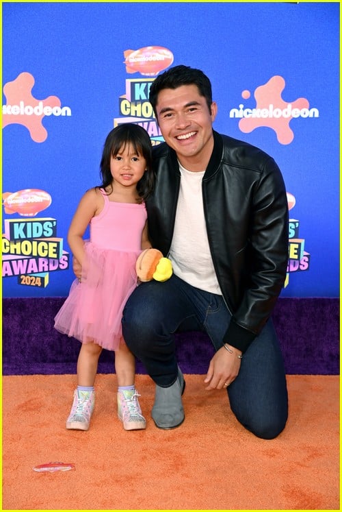 Henry Golding with his daughter Lyla