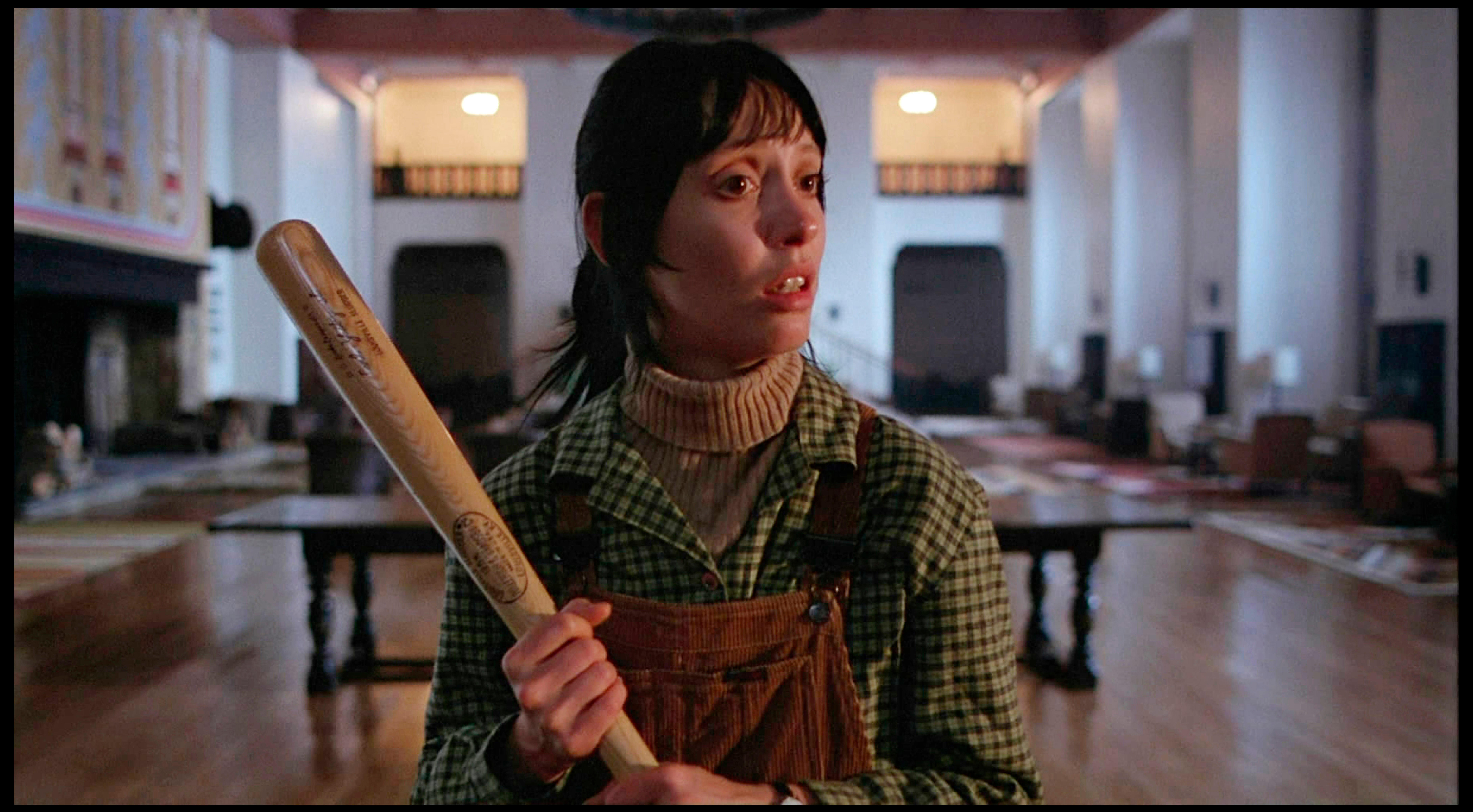 Shelley Duvall in the Stanley Kubrick horror classic, The Shining