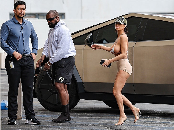 Kanye West and Bianca Censori step out for a lunch and movie date in Los Angeles