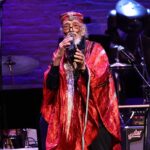 Marshall Allen performs at the 2024 A Great Night In Harlem Gala at The Apollo Theater in New York City in March 2024