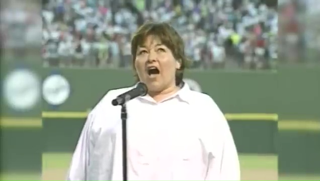 Roseanne Barr famously sang a controversial version of the National Anthem in 1990