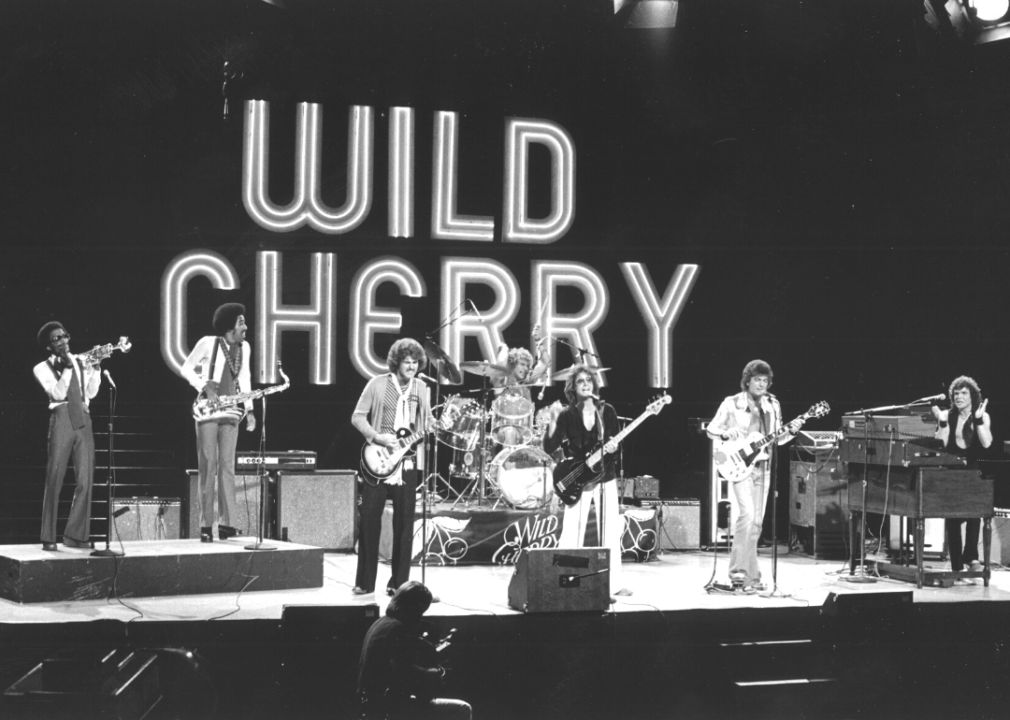 Wild Cherry perform onstage.