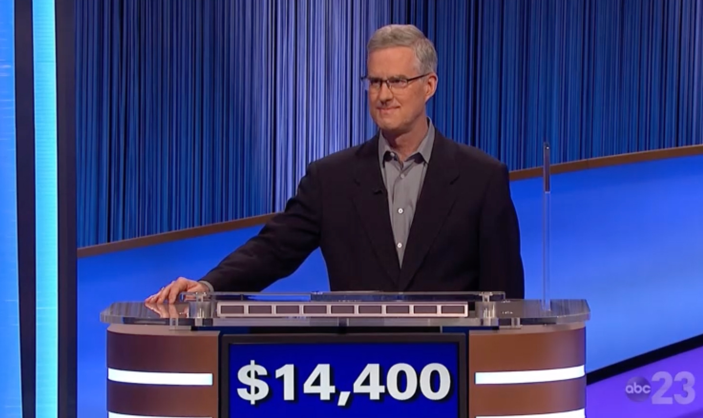 Jay Fisher has now won two games of Jeopardy!