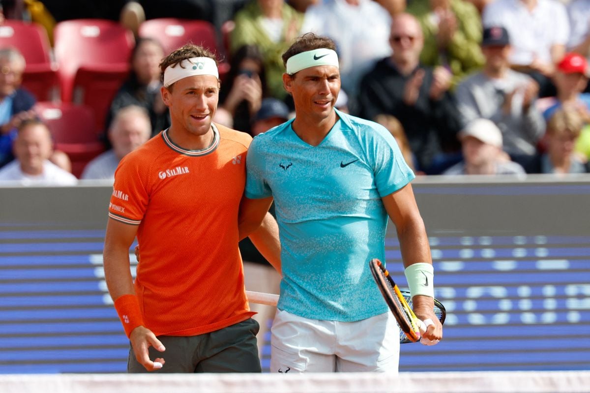 Nadal and Casper Ruud at the Nordea Open