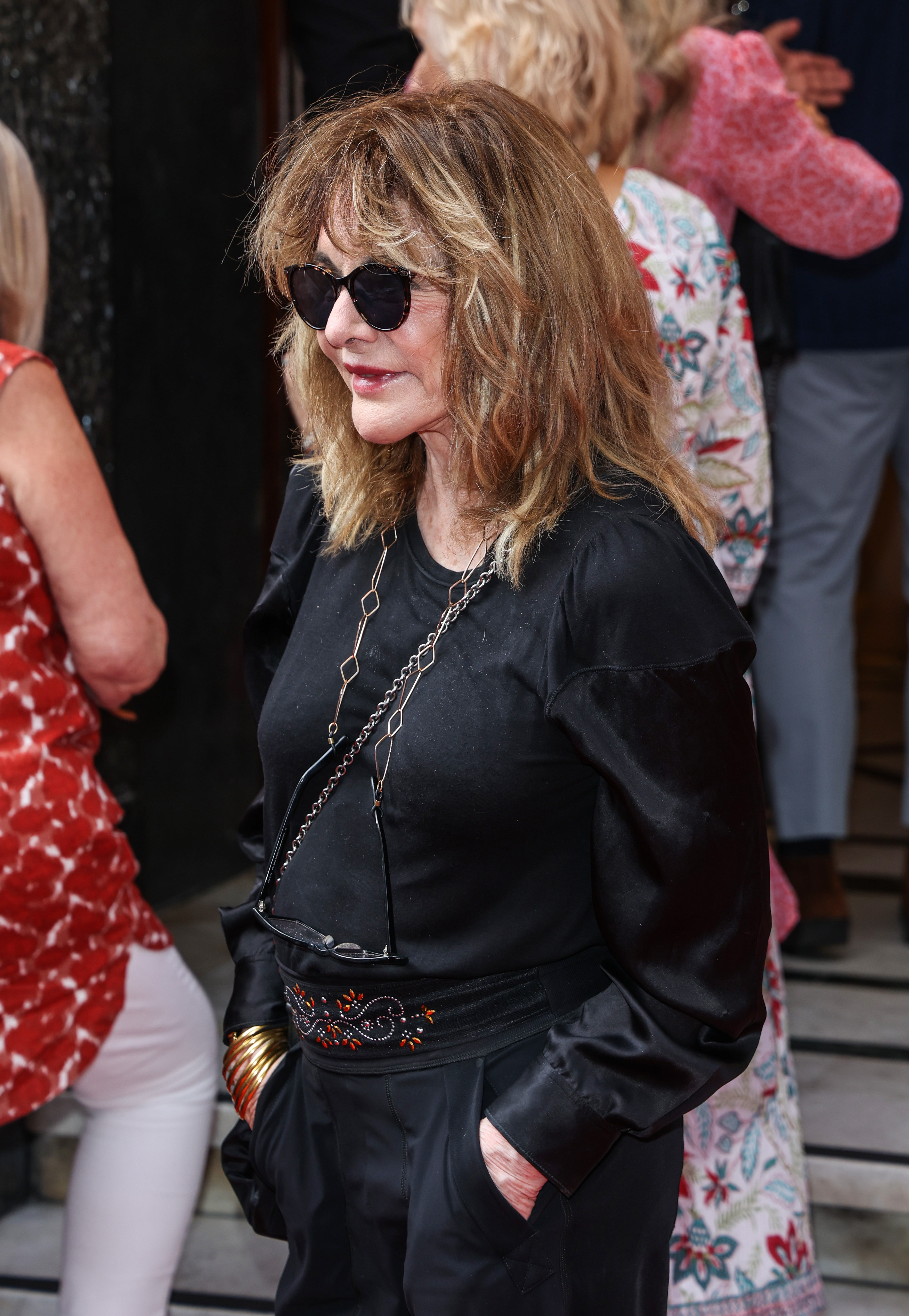 Grease star Stockard Channing at a performance of Hello, Dolly! in London, England