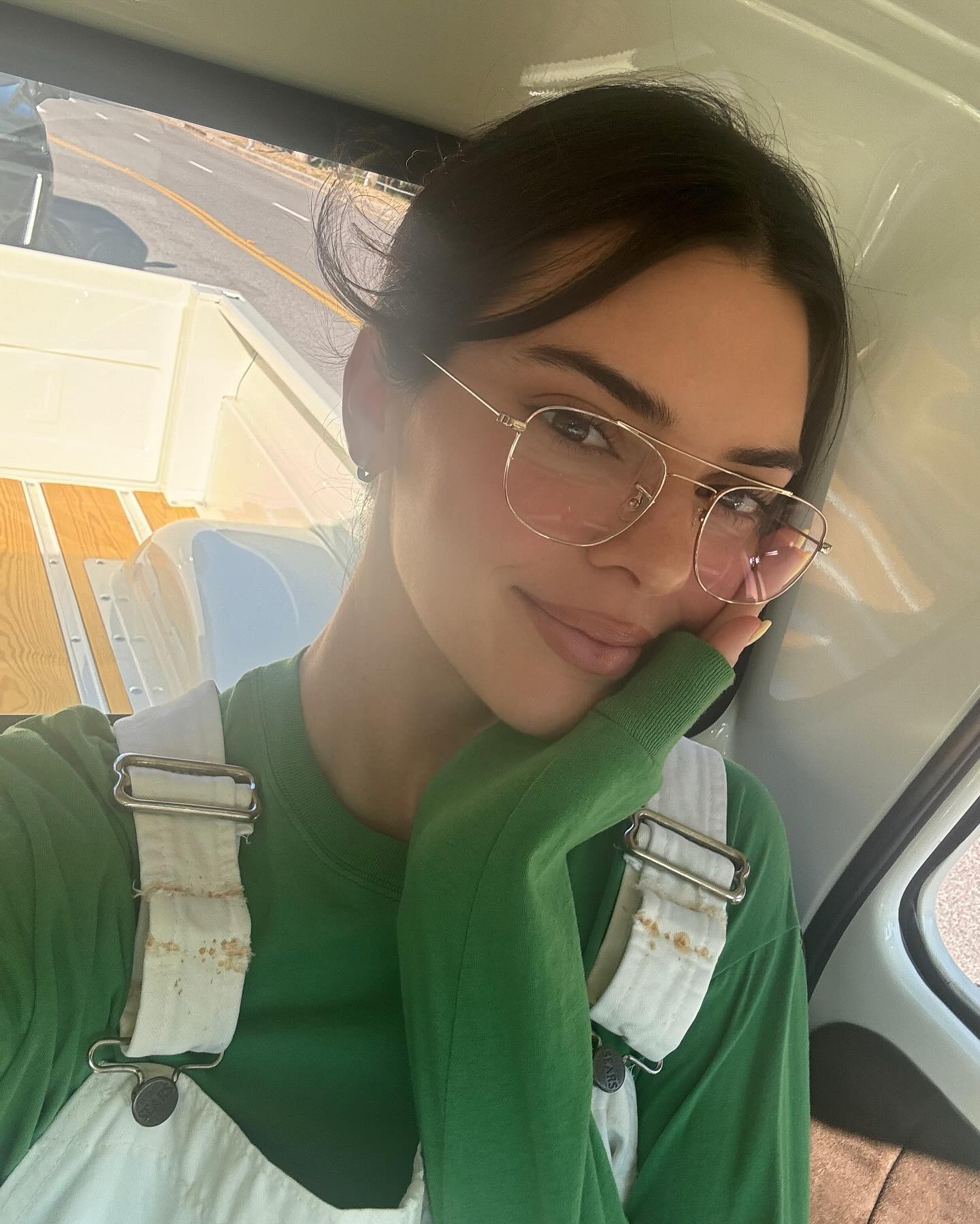 Kendall Jenner poses for a selfie in a recent Instagram post