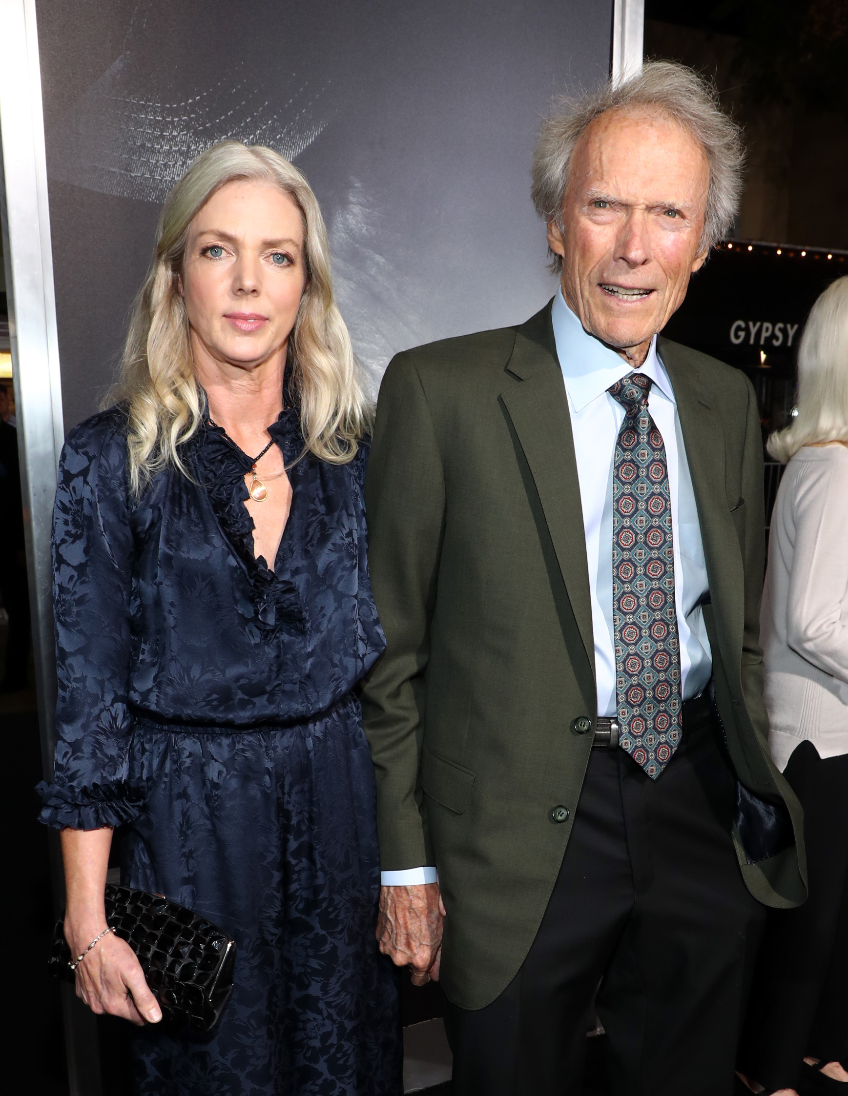 Clint Eastwood and Christina Sandera at the Sully New York premiere in 2016