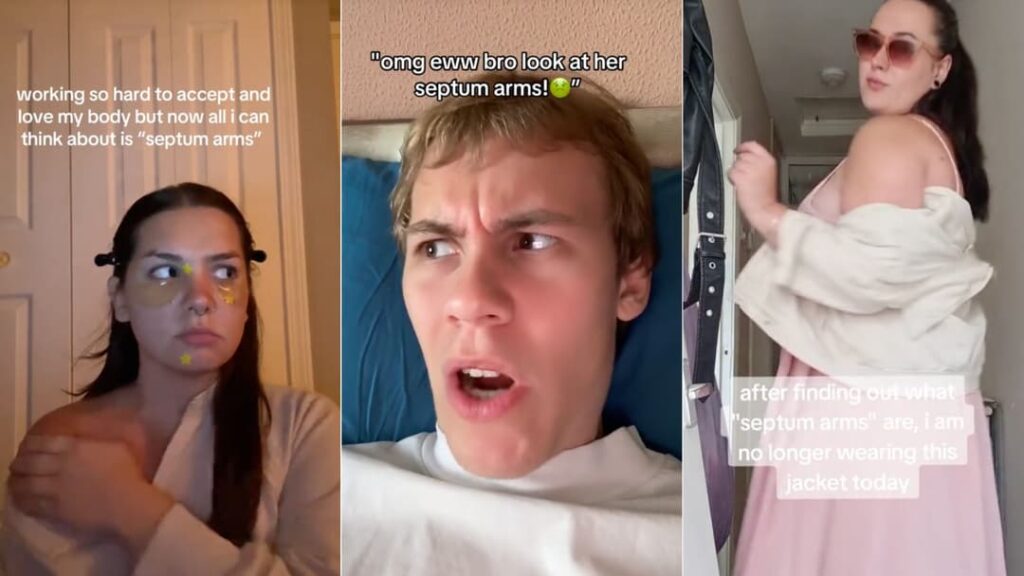 What does septum arms mean on TikTok? Users turn phrase into body positivity