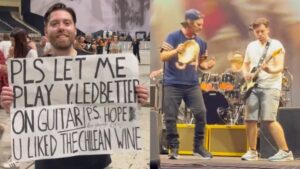 Pearl Jam Invite Fan Onstage to Play “Yellow Ledbetter”