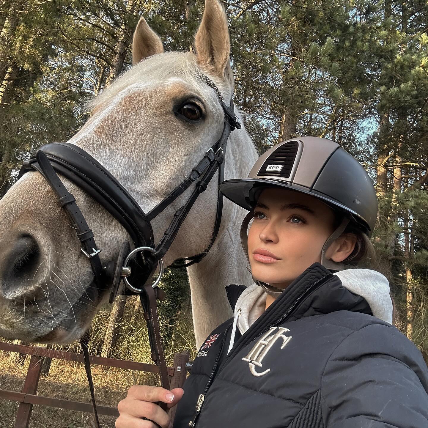 Her first-class horse-riding hobby will set her back thousands of pounds a year