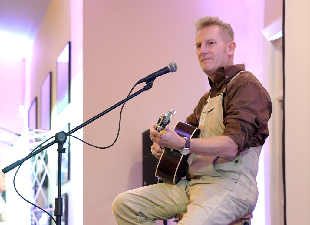Rory Feek performing at a fundraiser in October 2019 in Franklin, Tennessee