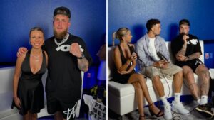 Hawk Tuah girl hangs out with Jake Paul after his boxing win