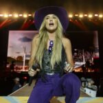 Lainey Wilson split her pants on July 20 at the Faster Horses Festival in Michigan