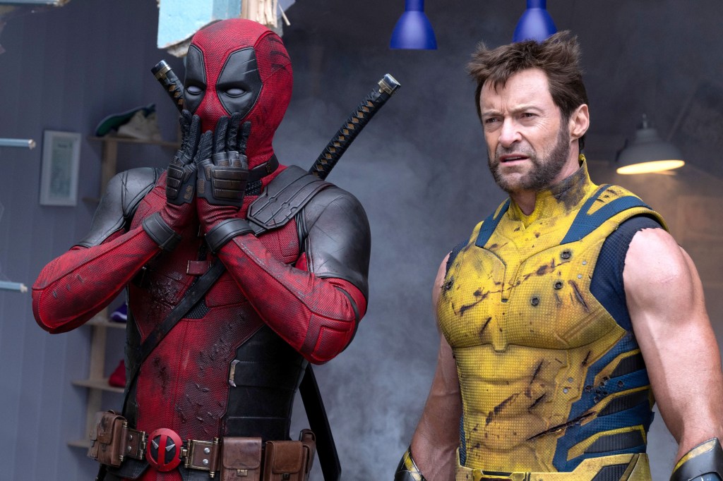 Ryan Reynolds and Hugh Jackman in "Deadpool & Wolverine."
