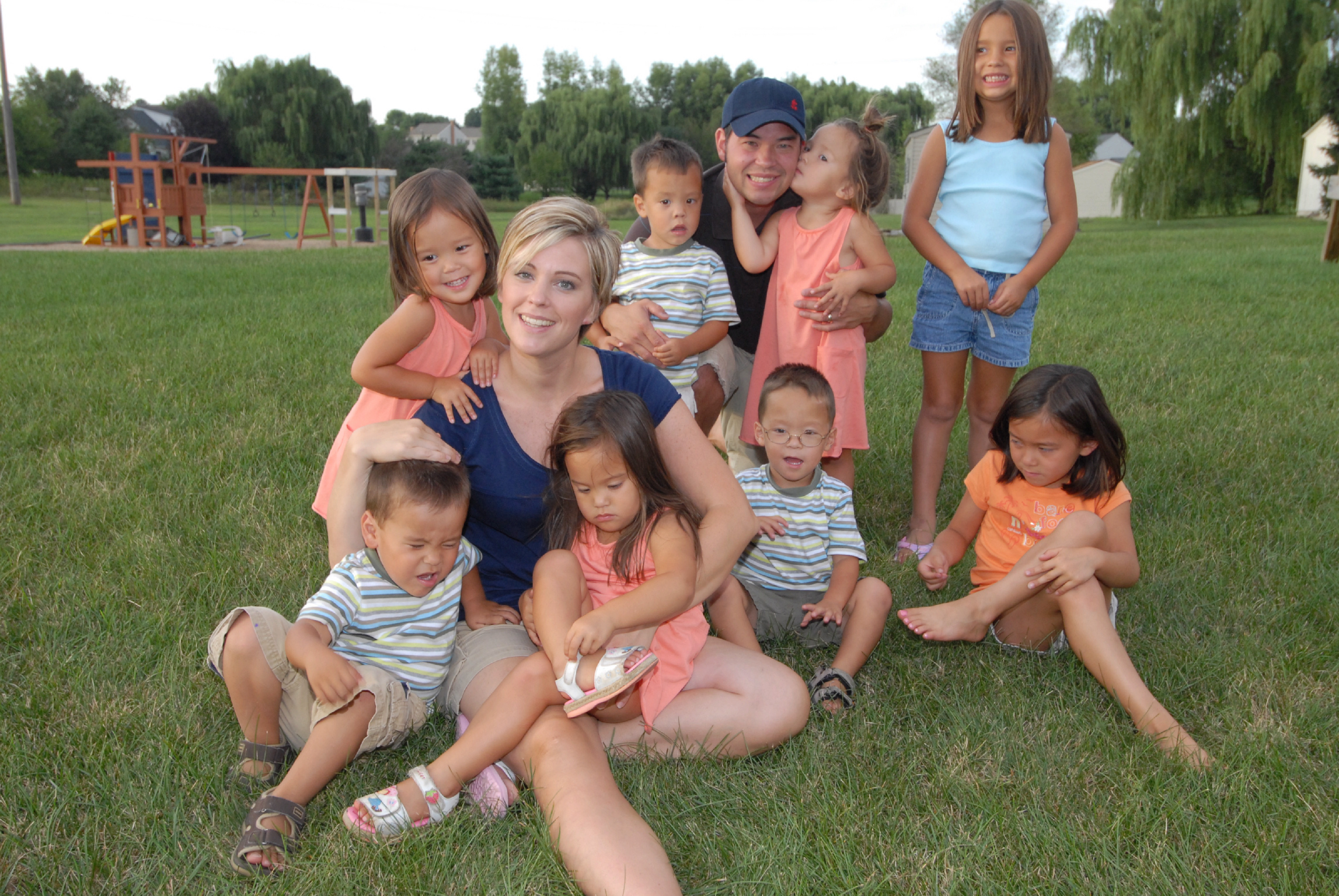 The former couple starred in Jon & Kate Plus 8 with their sextuplets and twins