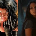 X-23 in the comics (L) and in Deadpool & Wolverine (R)