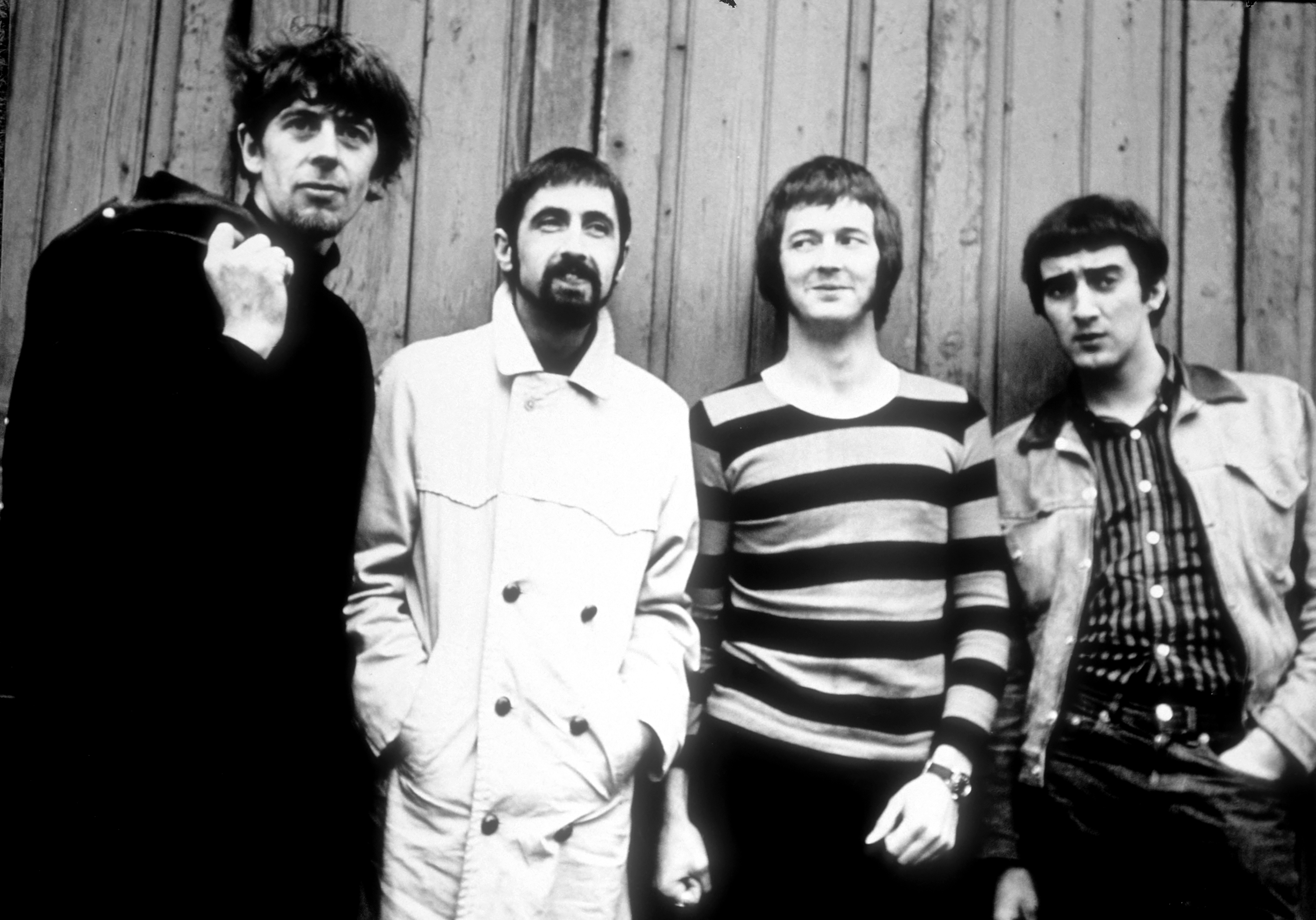 The Bluesbreakers in 1966 in London: Mayall, Hughie Flint, Eric Clapton and John McVie