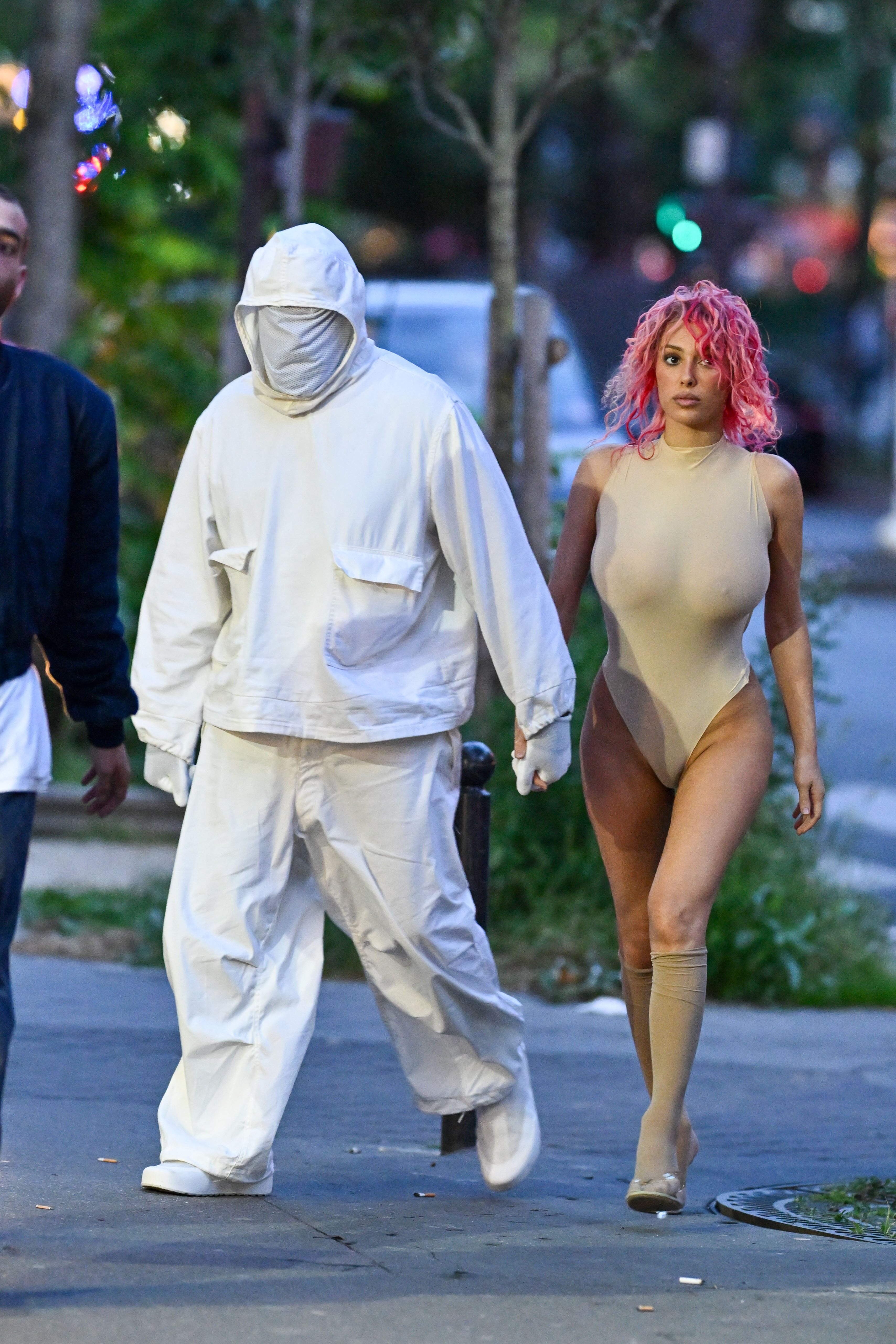 Kanye West and Bianca Censori in Paris, France