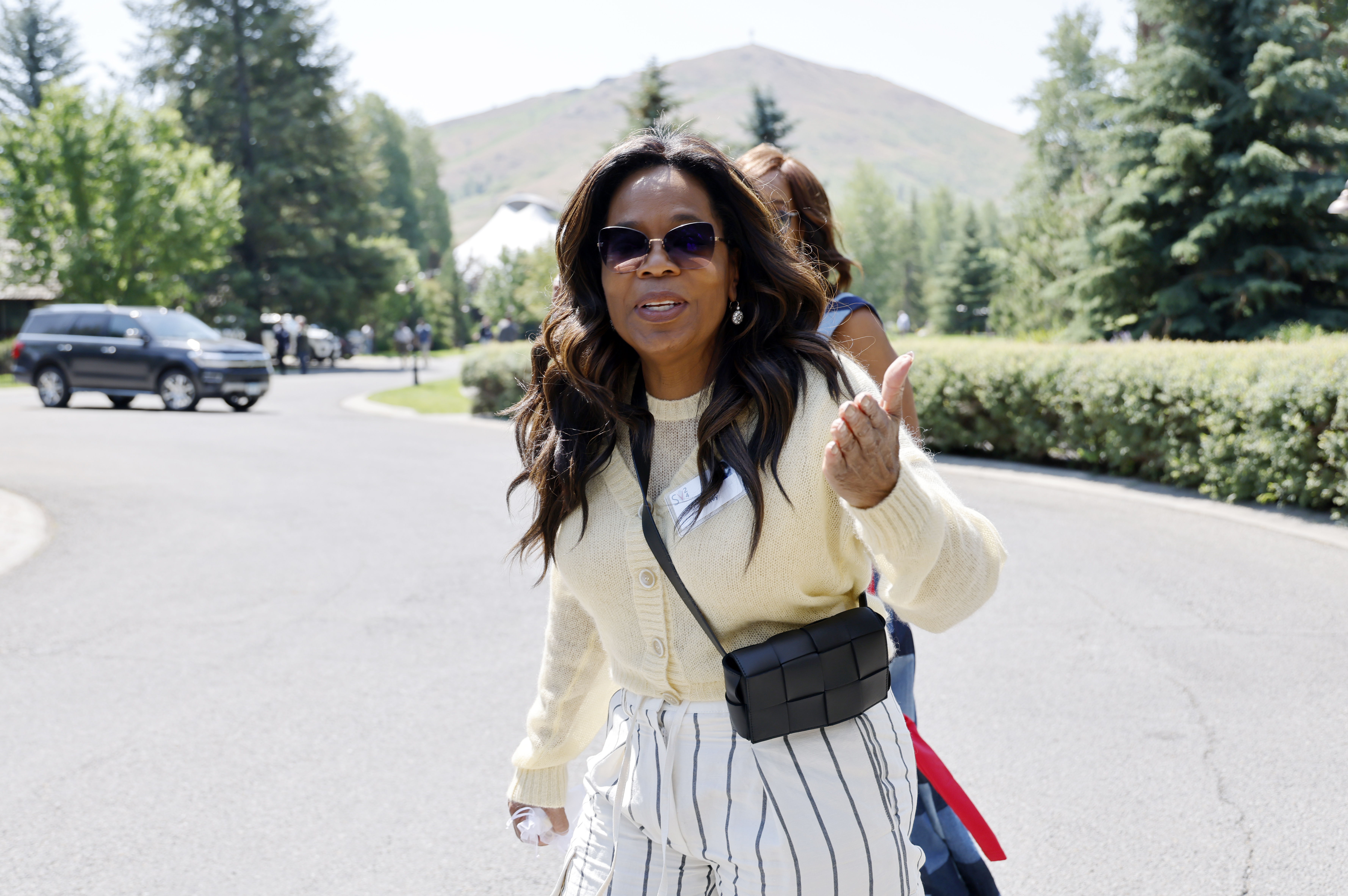 Oprah Winfrey, seen at the Allen & Company Sun Valley Conference on July 11, 2024, has left fans  impressed after years of mocking her over her size