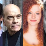 Headshots of Tig Notaro, Robert Picardo, Mary Wiseman and Oded Fehr, 
