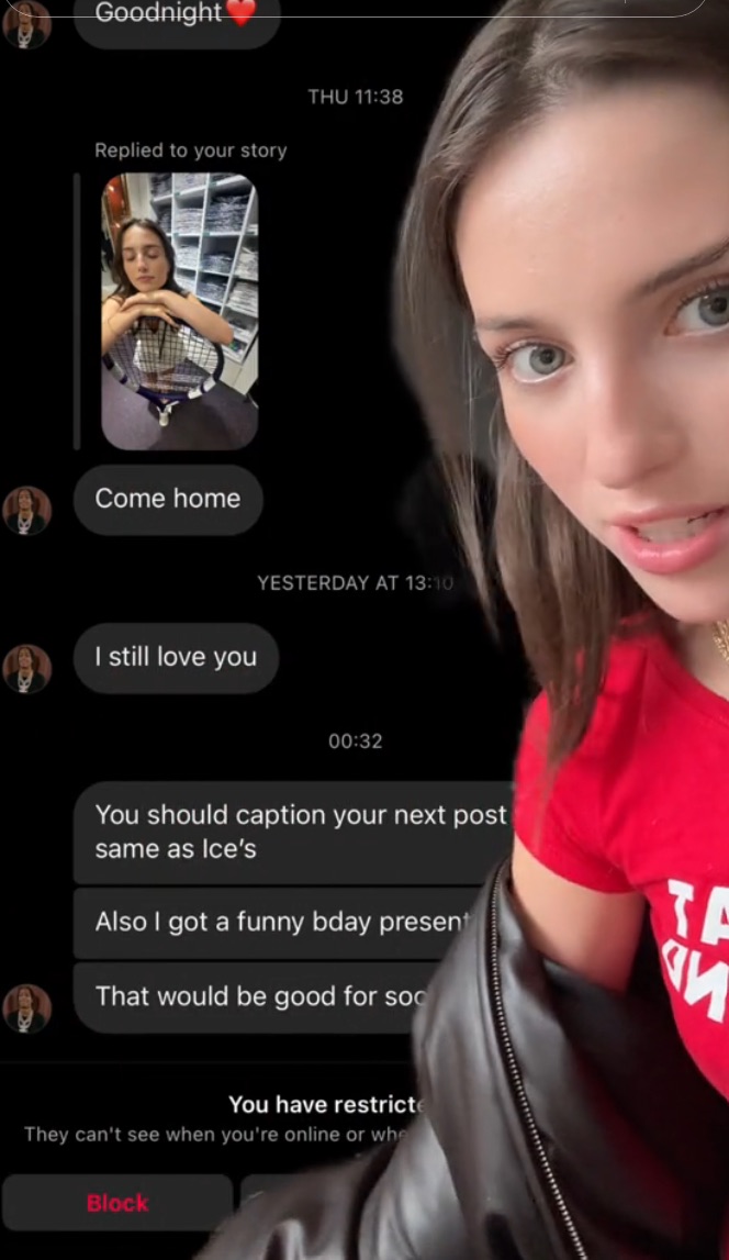 Madeline Argy shows private DMs between her and her ex, Central Cee, in a recent TikTok rant regarding their relationship