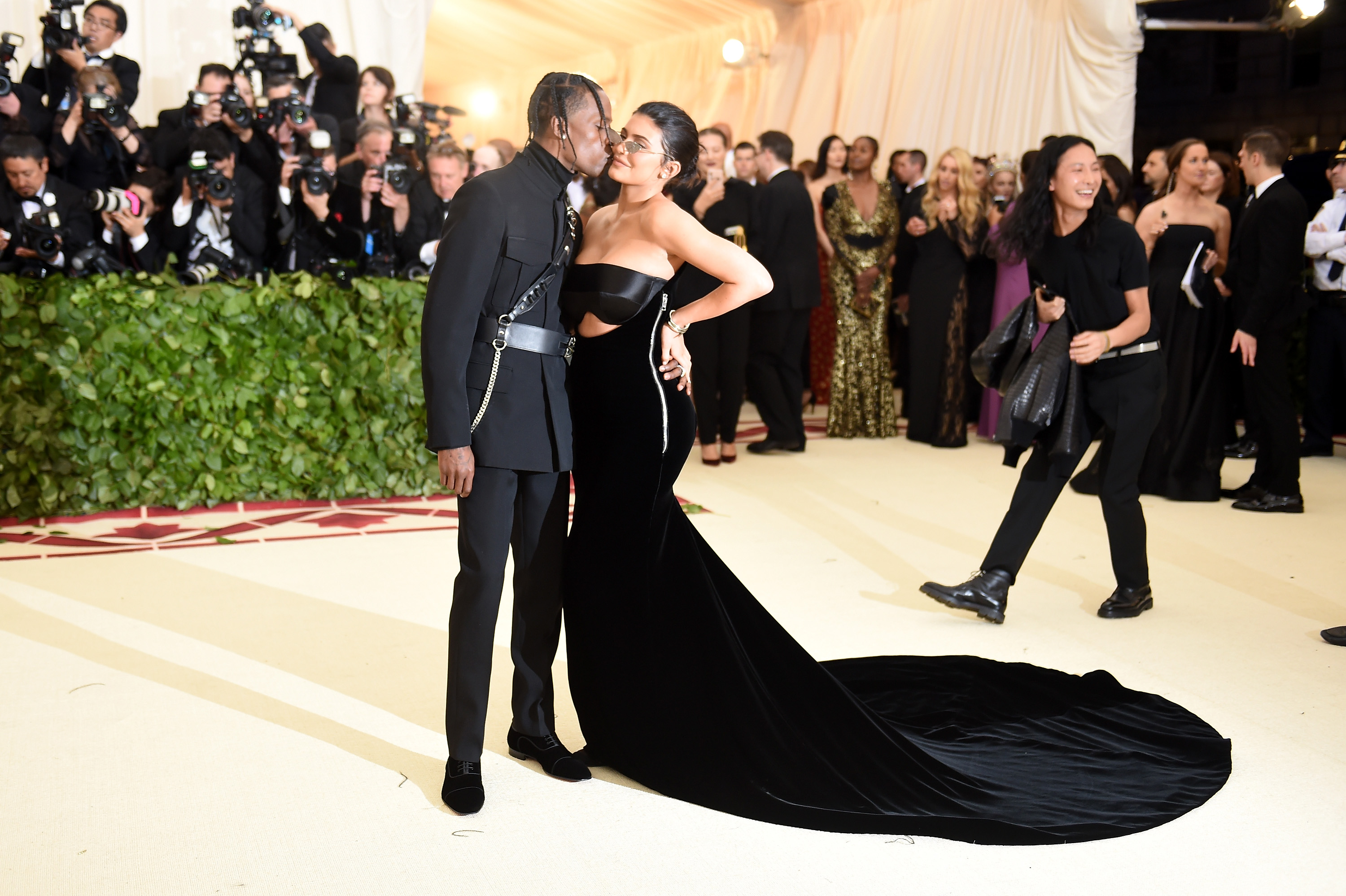 Travis Scott and Kylie Jenner, pictured in 2018, attend the Met Gala in New York City