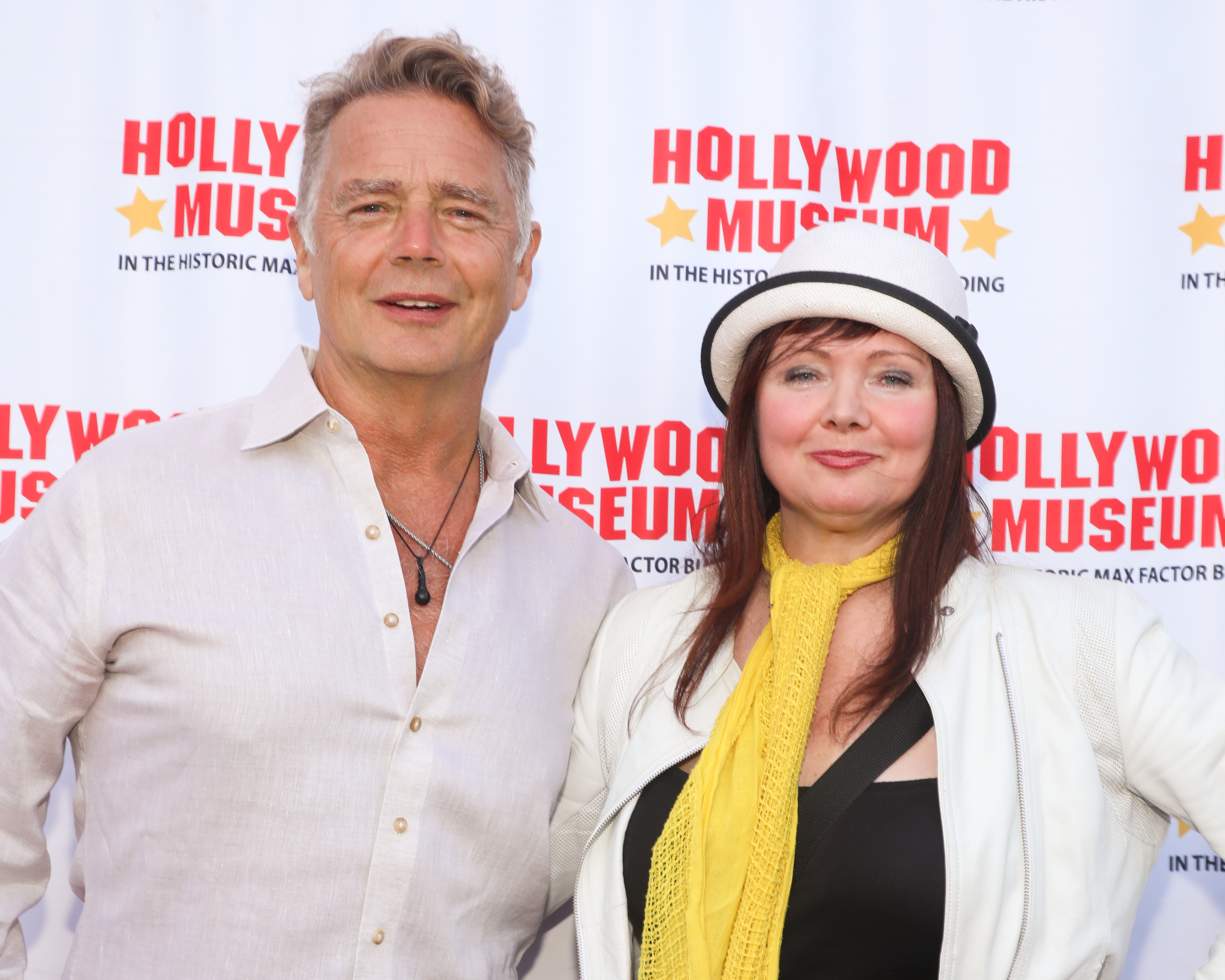 John Schneider and Dee Dee Sorvino at the Hollywood Museum where they first met in 2023