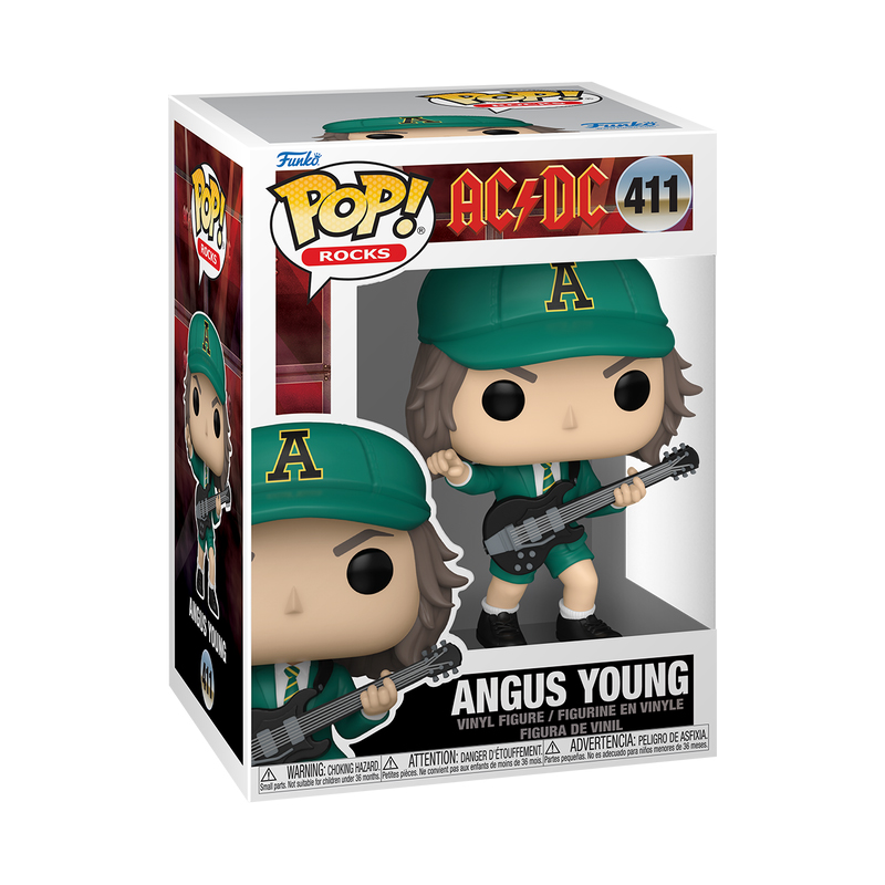 angus young funko pop green package copy