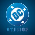 The new DC Studios logo, unveiled by James Gunn at Comic-Con 2024.