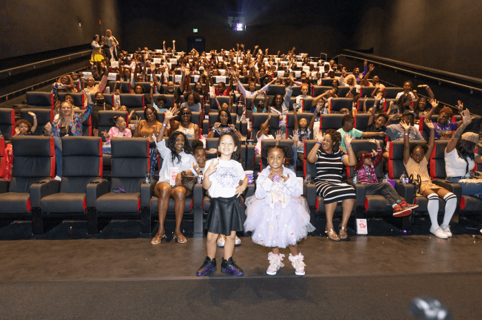 Van Van and Heiress Harris host 'Harold And The Purple Crayon' screening