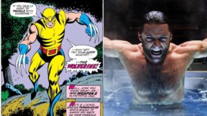 adamantium in marvel comics photo of wolverine in comic form and in fox movie