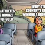 hilarious meme about the Olympics and USA vs the World