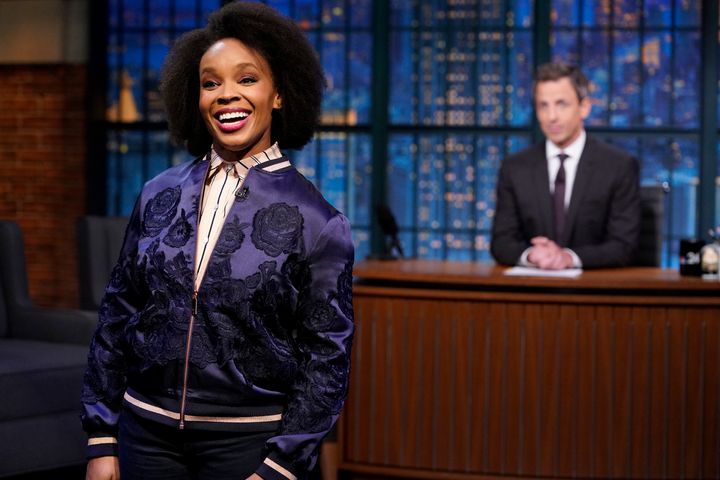 Comedian Amber Ruffin rose to national prominence as a writer for "Late Night with Seth Meyers."