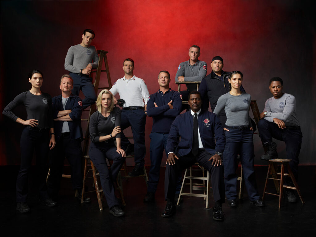 The cast of NBC's procedural drama 'Chicago Fire'