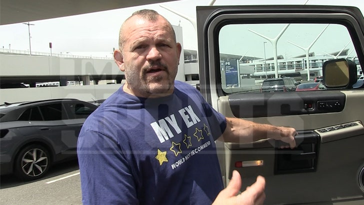 Chuck Liddell Shows Off Massive Tricked-Out Hummer At LAX