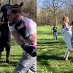 Couple’s “disturbing” boxing gender reveal leaves TikTok concerned