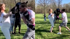 Couple’s “disturbing” boxing gender reveal leaves TikTok concerned