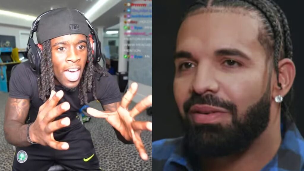 Drake sends Kai Cenat unreleased track to preview on stream