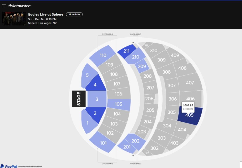 Eagles tickets updates — General sale opens for new shows at Las Vegas Sphere – see seats and prices