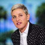 Ellen DeGeneres, seen on the set of The Ellen DeGeneres Show, addressed allegations of a toxic work environment on her show during a standup set