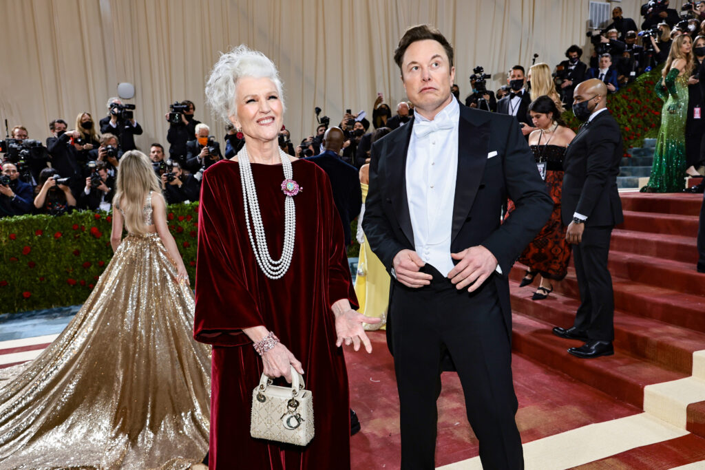 Maye Musk (left) credits the flexitarian diet for helping her stay fit