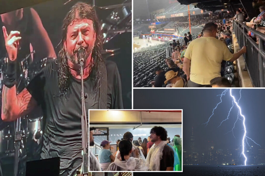 Foo Fighters fans fuming after Citi Field NYC concert cut short over thunderstorms