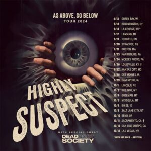 HIGHLY SUSPECT Announces September/October 2024 North American Tour