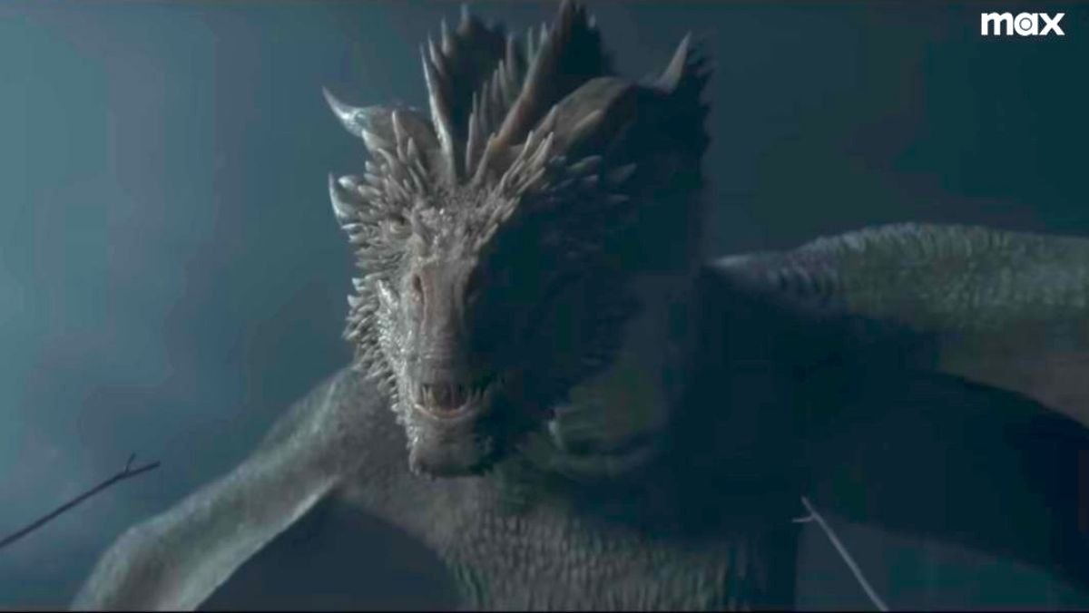 new house of the dragon dragon silverwing from episode six trailer (1)