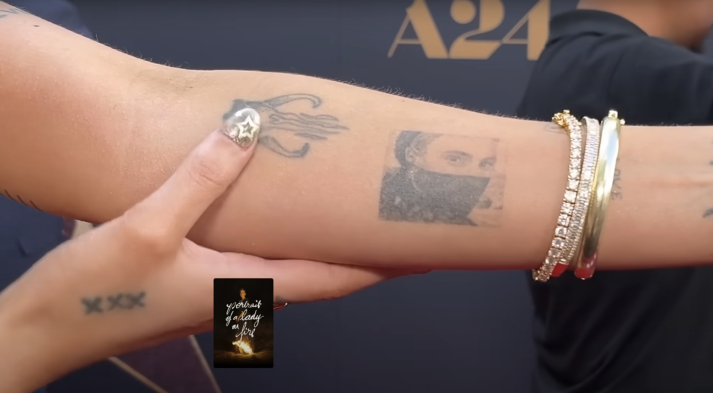 Halsey Has A 'Portrait Of A Lady On Fire' Tattoo