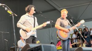 Jack White Joins Conan O'Brien for "We're Going to Be Friends" at Newport Folk