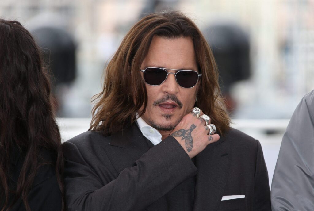 Johnny Depp in sunglasses